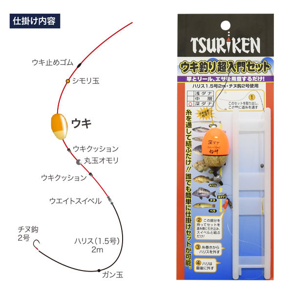 仕掛けセット 製品 Tsuriken